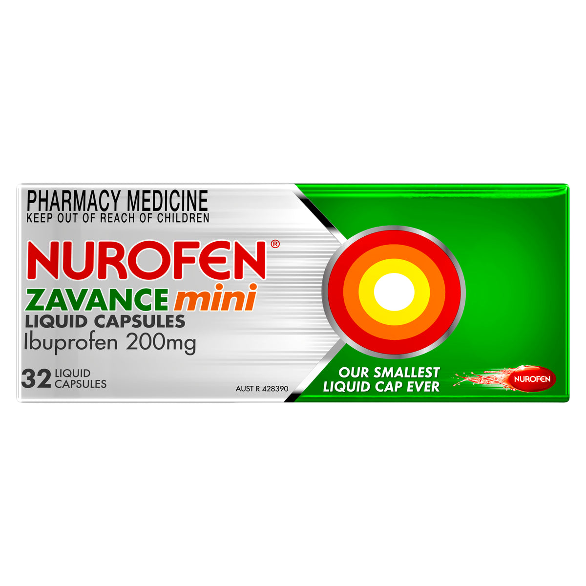 NUROFEN Zavance Mini Liquid Caps 32s