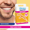 PIKSTERS Supagrip F/Picks Fine 40pk