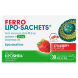 Lipo-Sachets Ferro Strawberry Flavour 30pk