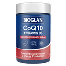 Bioglan CoQ10 450mg + Vitamin D3 Capsules 60s