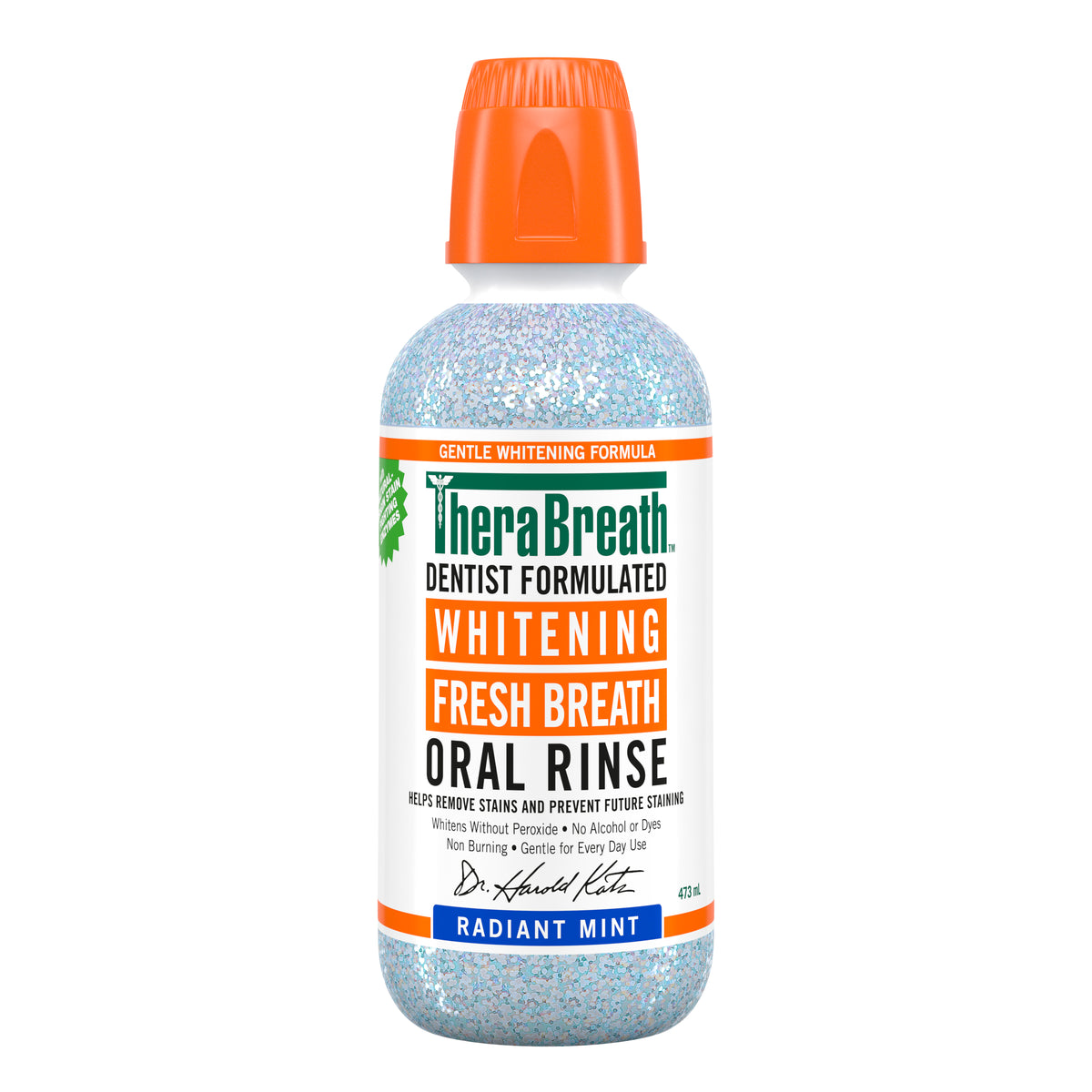 TheraBreath Oral Rinse Whiten 473ml