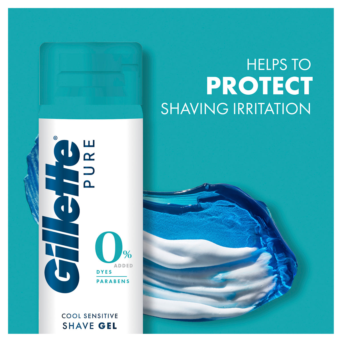 GILLETTE Pure Shave Gel wAloe 170g