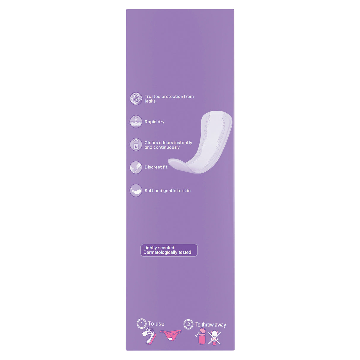 Always Discreet Incontinence Liners Normal