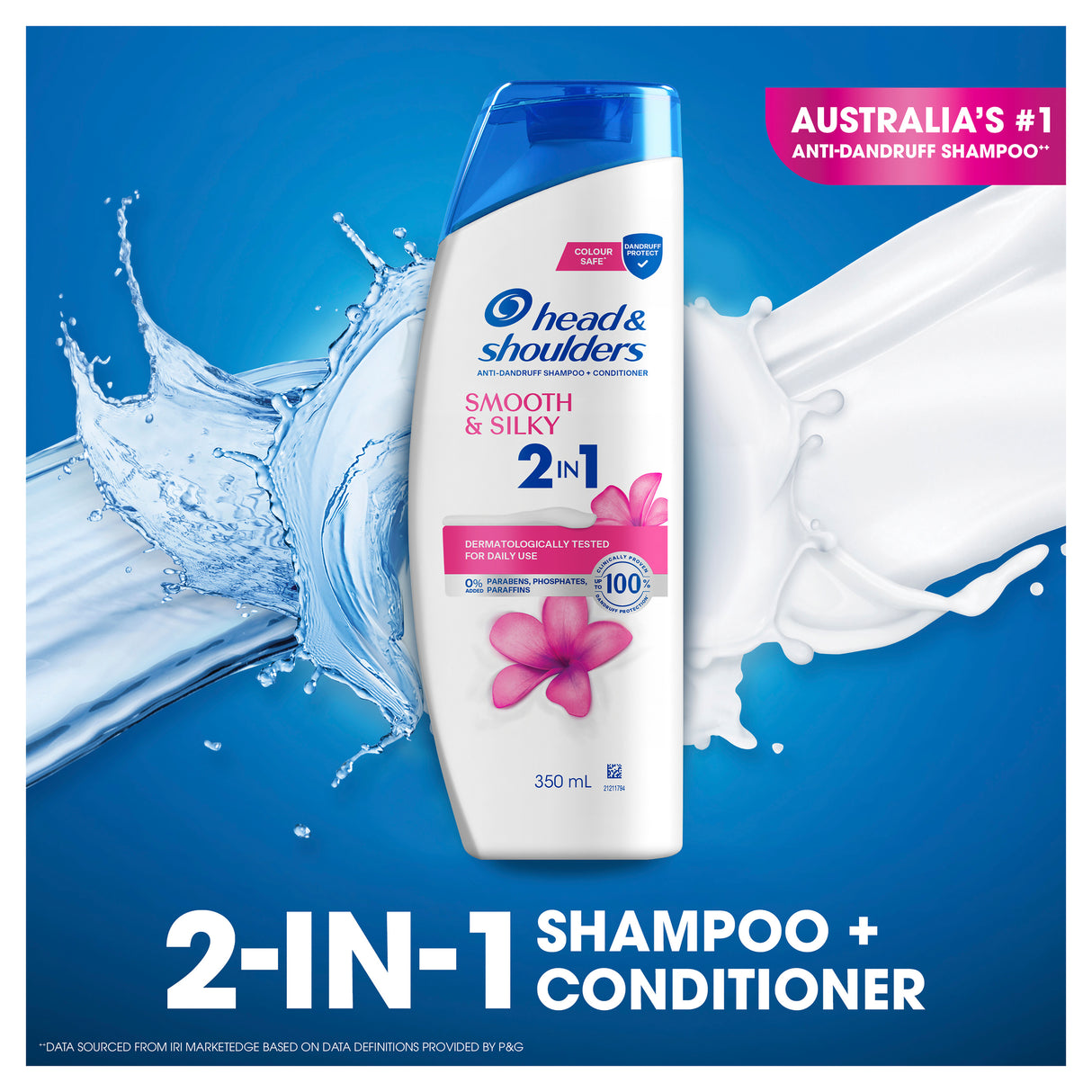 Head & Shoulders Smooth & Sleek 2in1 350ml