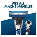 Gillette Mach3 Turbo Razor 3D 1Up+2