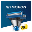 Gillette Mach3 Turbo Razor 3D 1Up+2