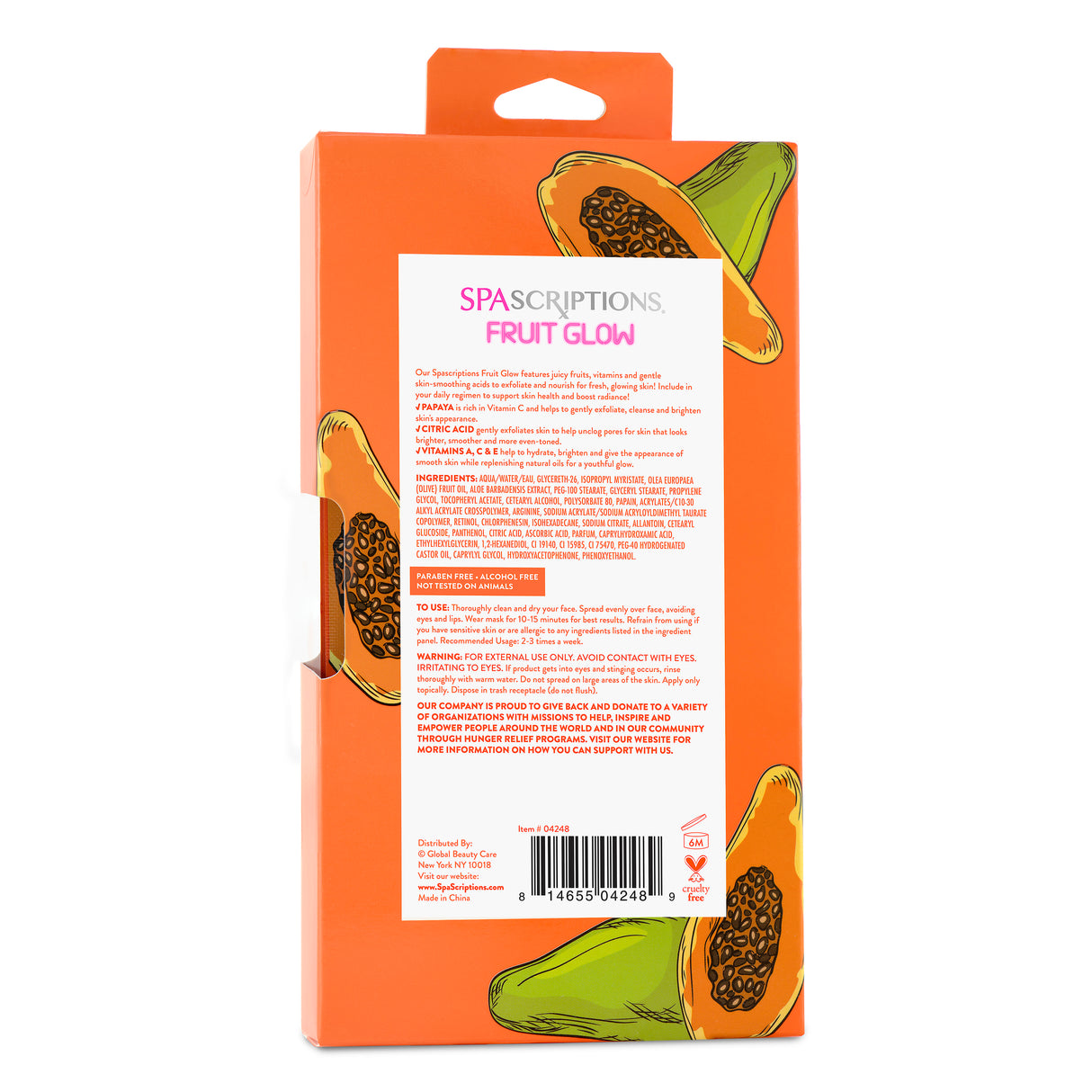 SpaScriptions FG Pap+CitricA Msk 5pk