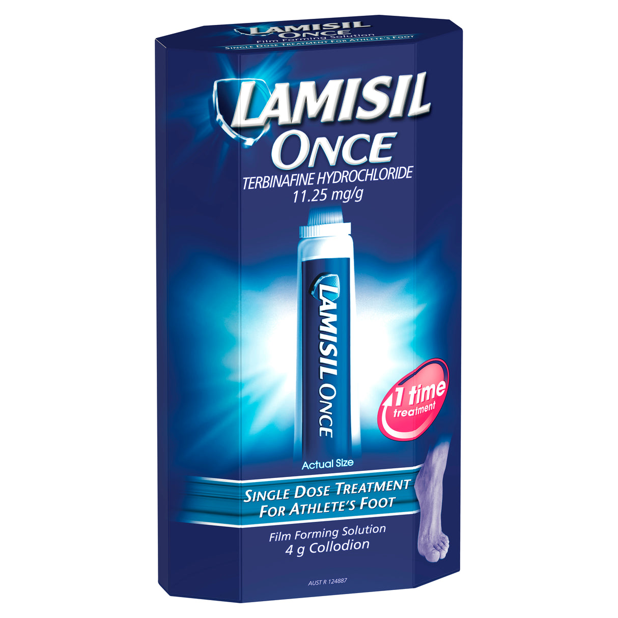 Lamisil Once Film Forming Solution, For Athlete's Foot, 4g