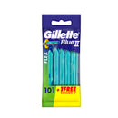 Gillette Blue II Disposable Razor 10 Pack + Sensor 3