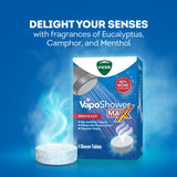 VICKS Vaposhower Max 4pk