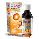 Nurofen For Children 3months - 5years Pain and Fever Relief 100mg/5mL Ibuprofen Orange 200mL