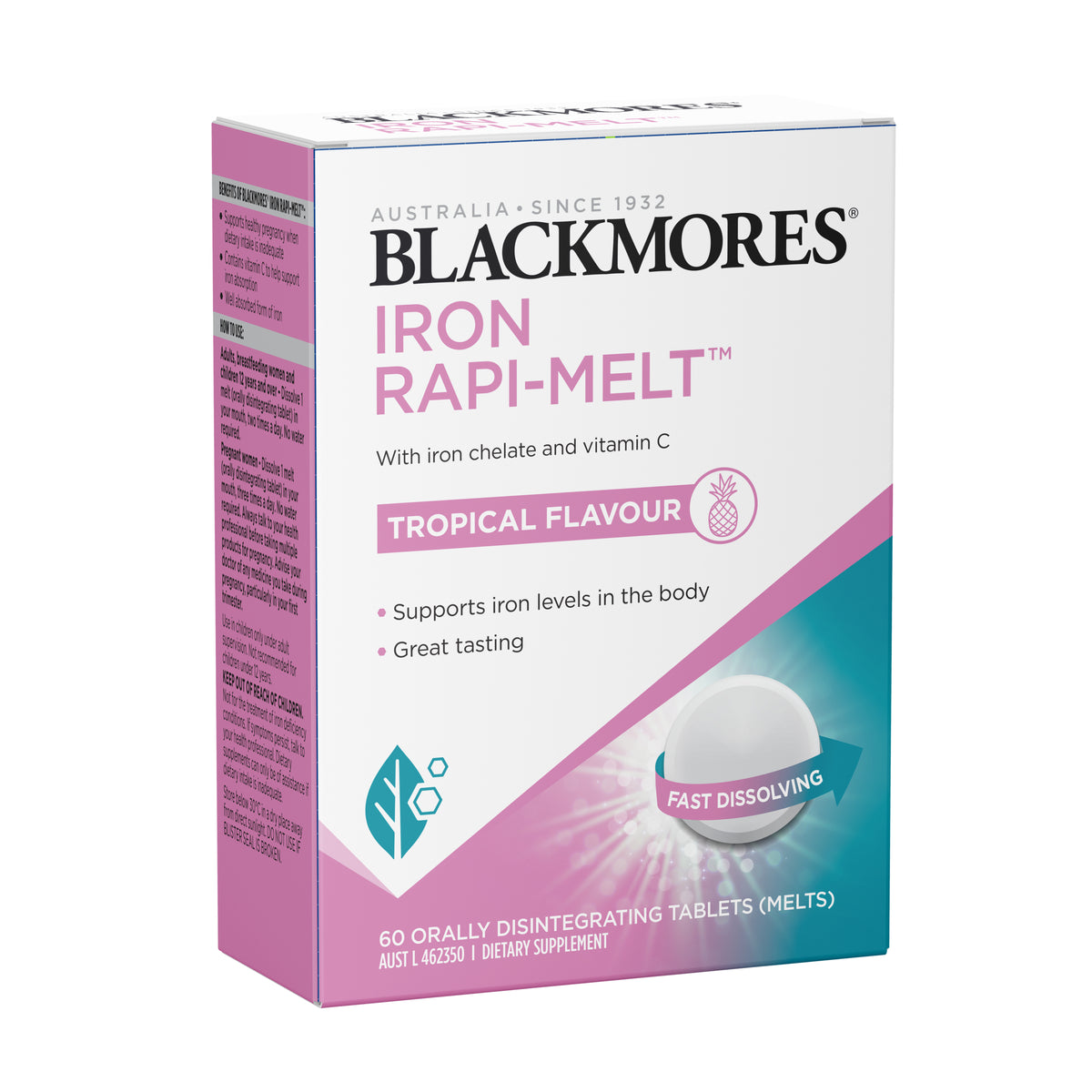 Blackmores Iron Rapi-Melt 60s