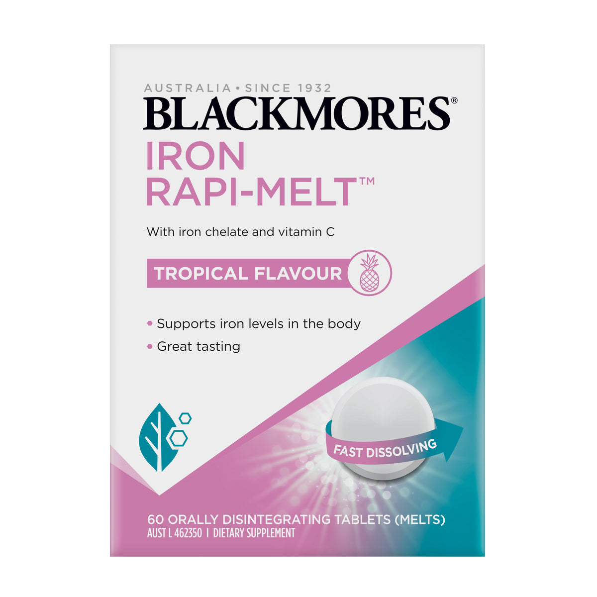 Blackmores Iron Rapi-Melt 60s