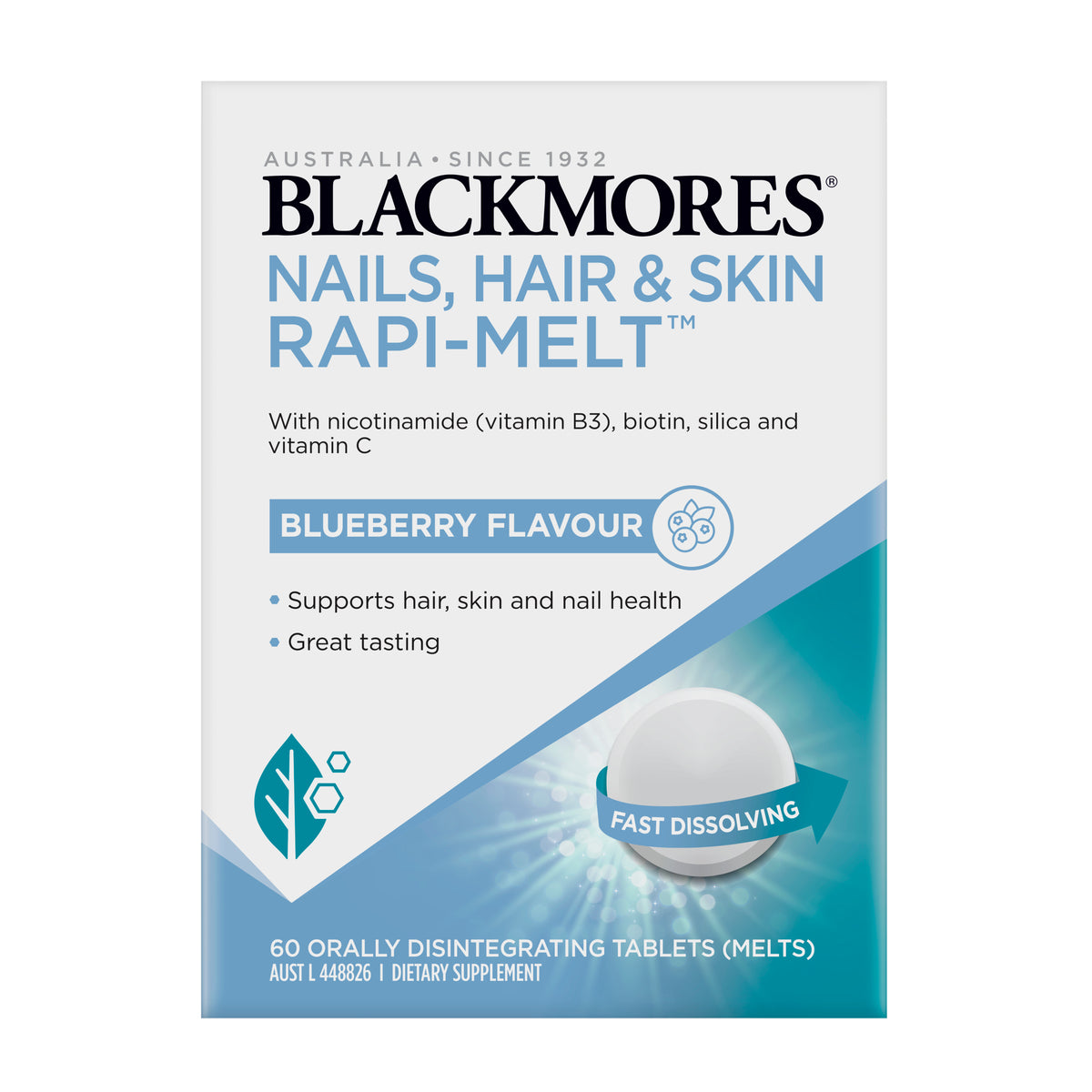 Blackmores Nails Hair & Skin Rapi-Melt 60s