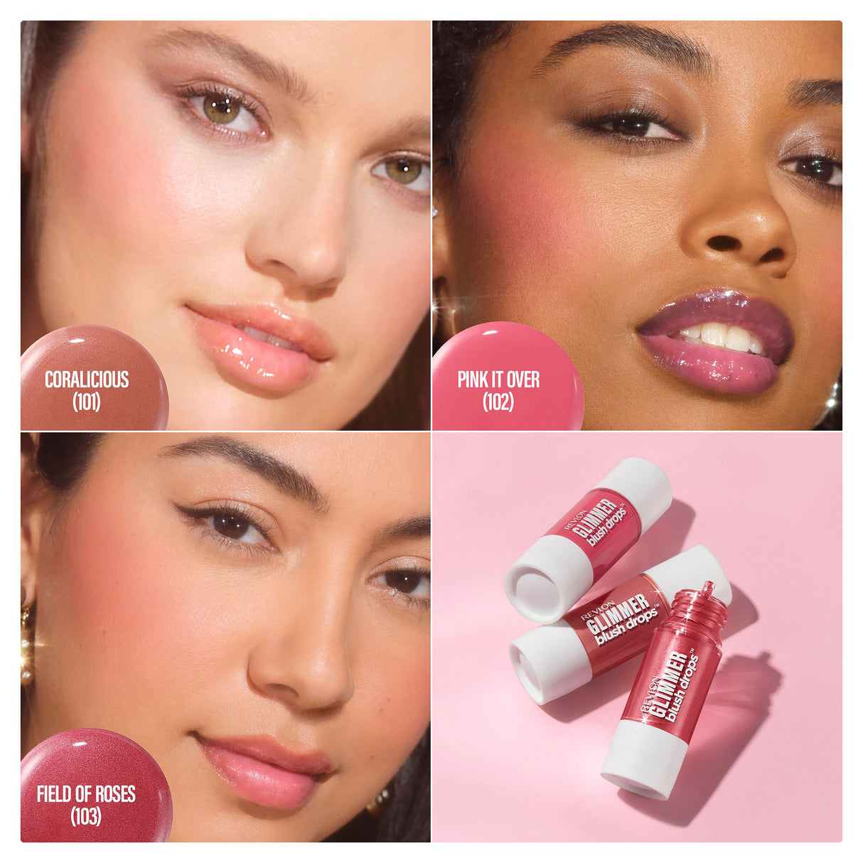 RV Glimmer Blush Drops Pink It Over