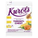 Kurols Dual Action Lozenges Honey & Lemon 16s