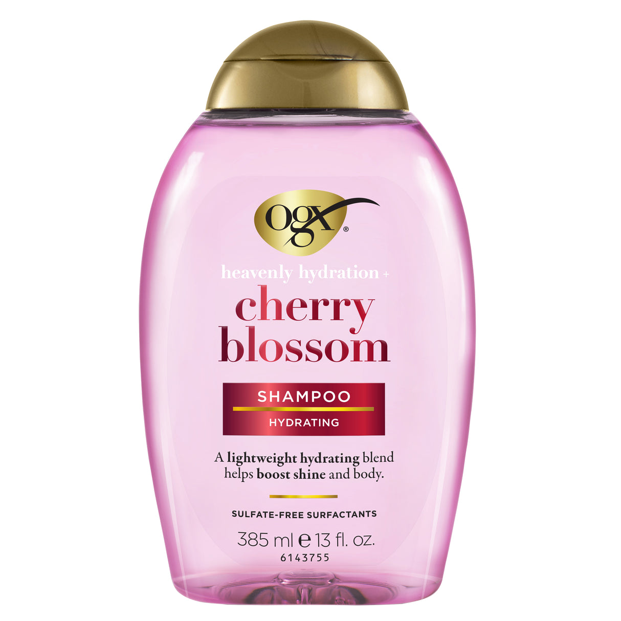 OGX Heavenly Hydration + Shine Cherry Blossom Shampoo For Thin And Fine Hair 385mL