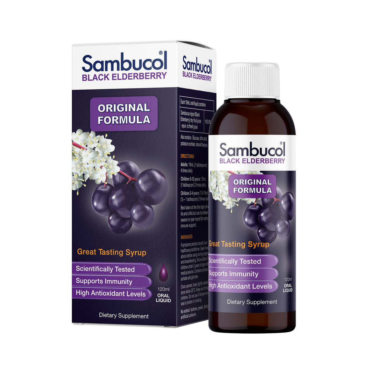 Sambucol Original Formula Syrup 120ml