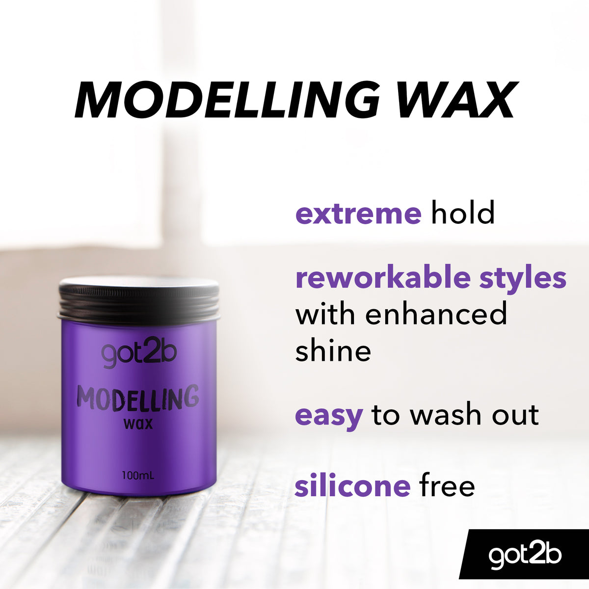 Schwarzkopf got2b Modeling Wax 100 mL