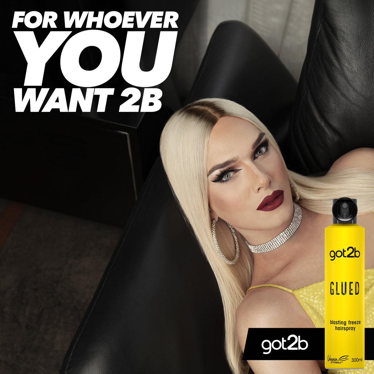 Schwarzkopf Got2B Glud Blasting H/Spr 300ml