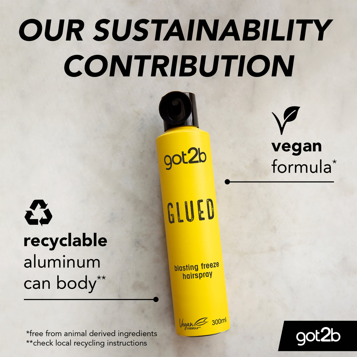 Schwarzkopf Got2B Glud Blasting H/Spr 300ml