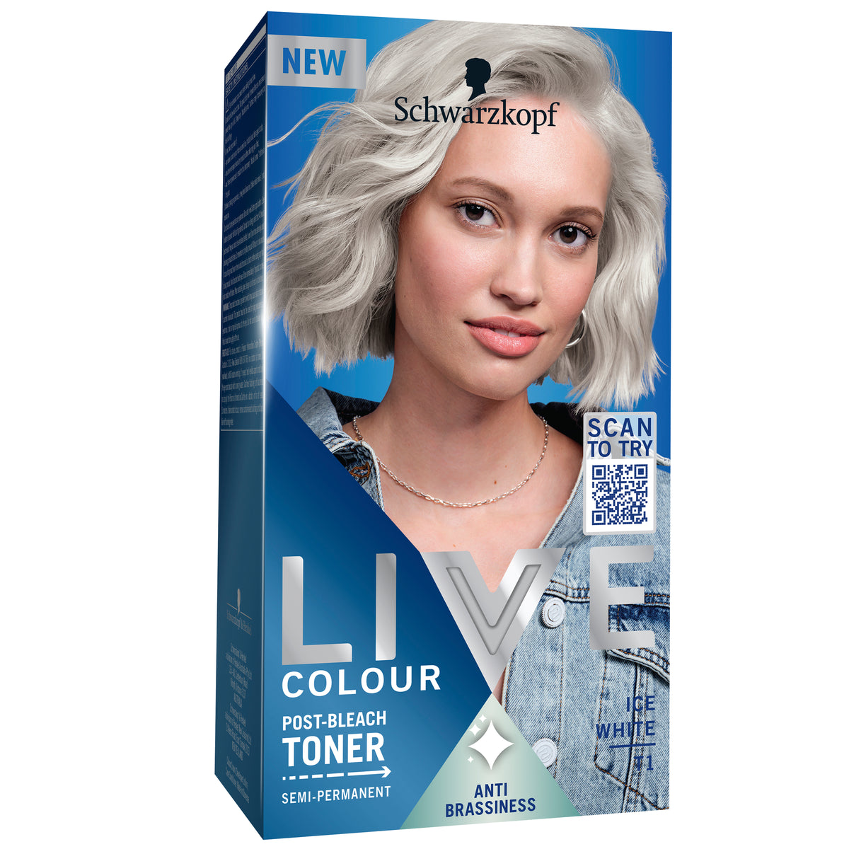 Schwarzkopf Live Colour Semi-Permanent Toner Ice White T1