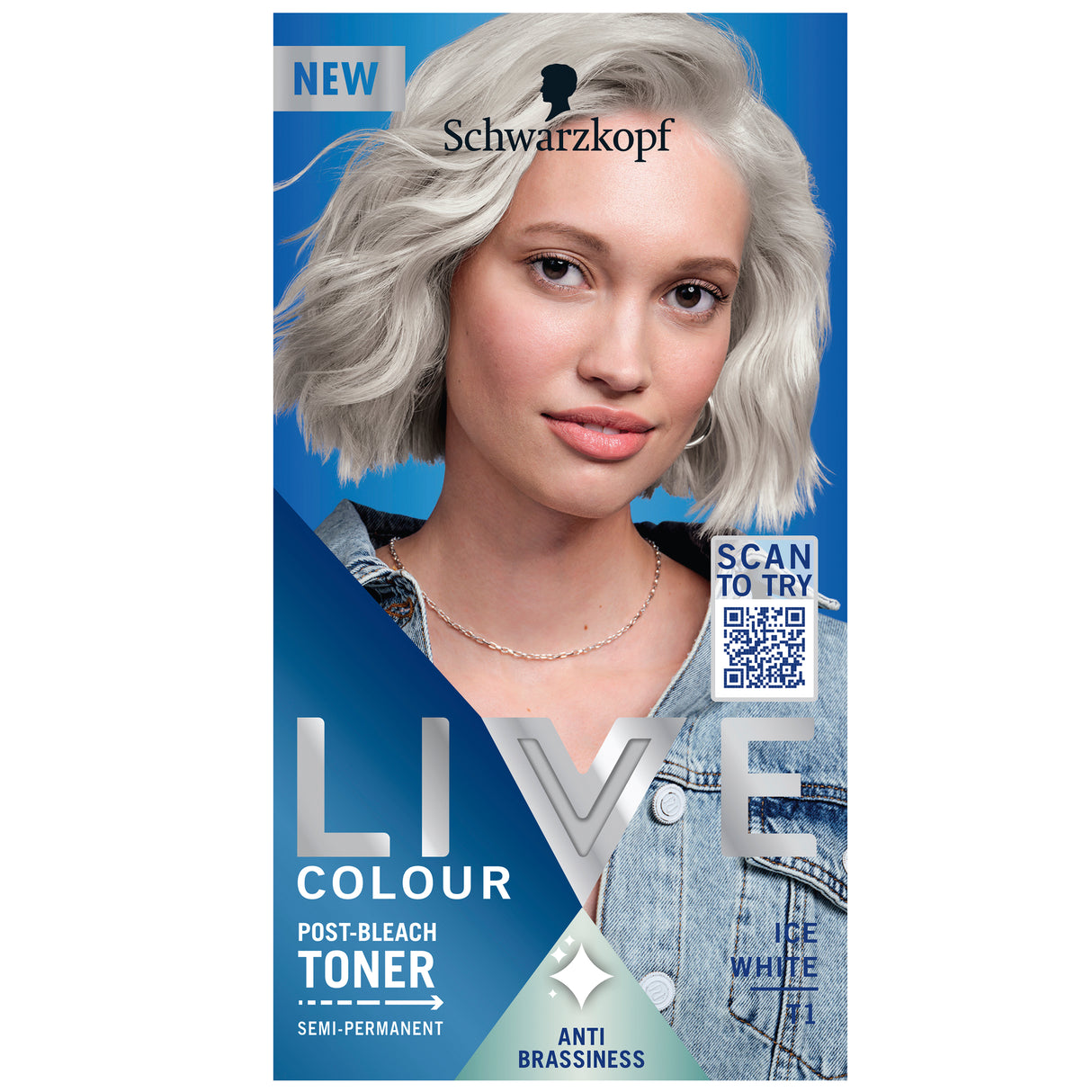 Schwarzkopf Live Colour Semi-Permanent Toner Ice White T1