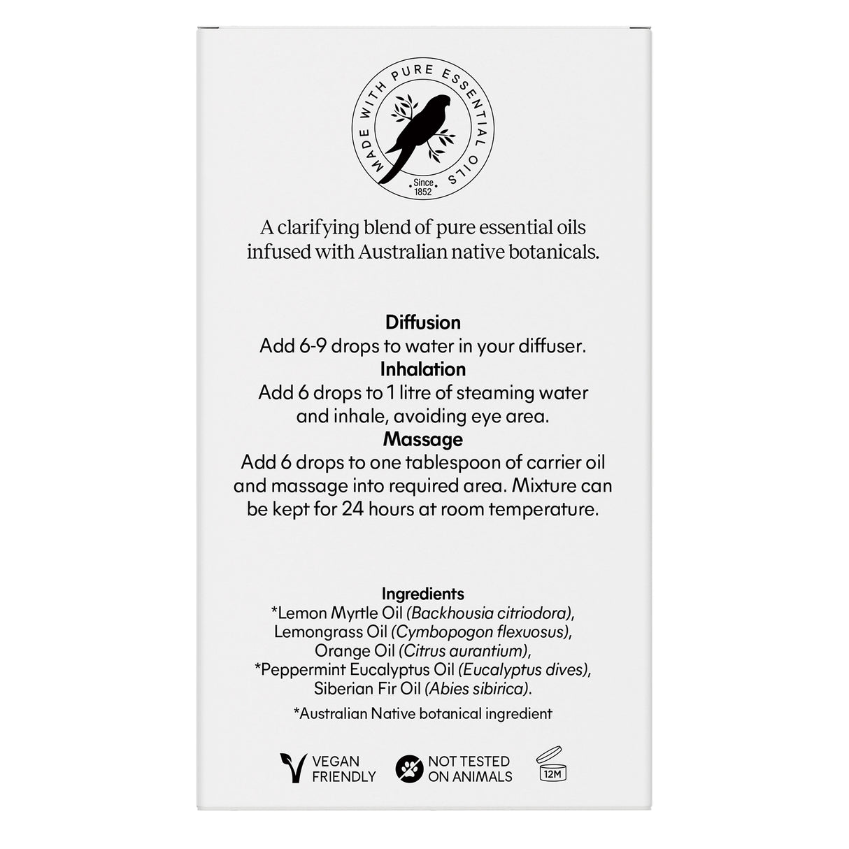 Bosisto’s Native Focus Oil 15mL