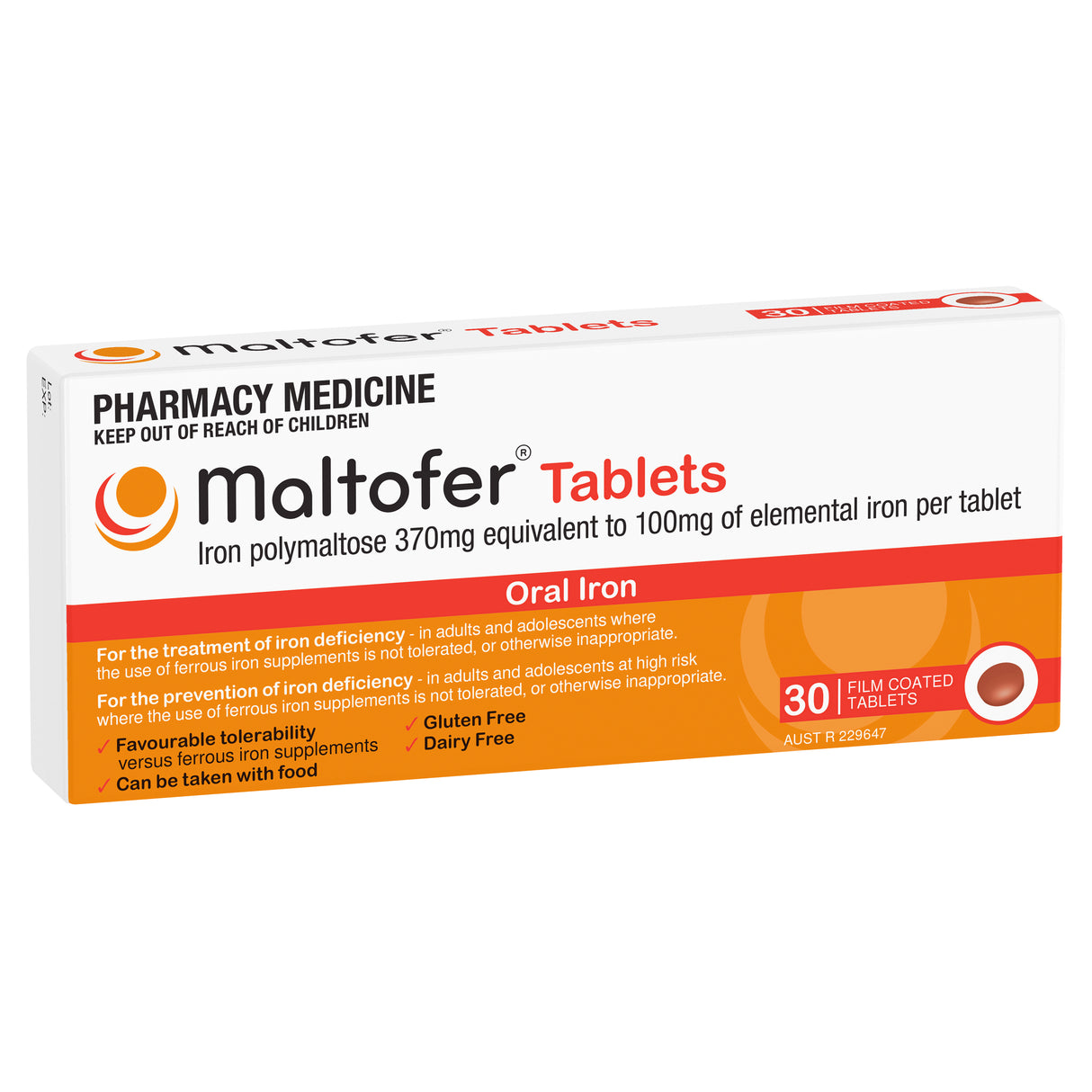 Maltofer Iron 370 mg 30 Tablets