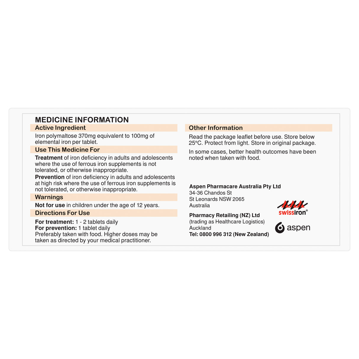 Maltofer Iron 370 mg 30 Tablets