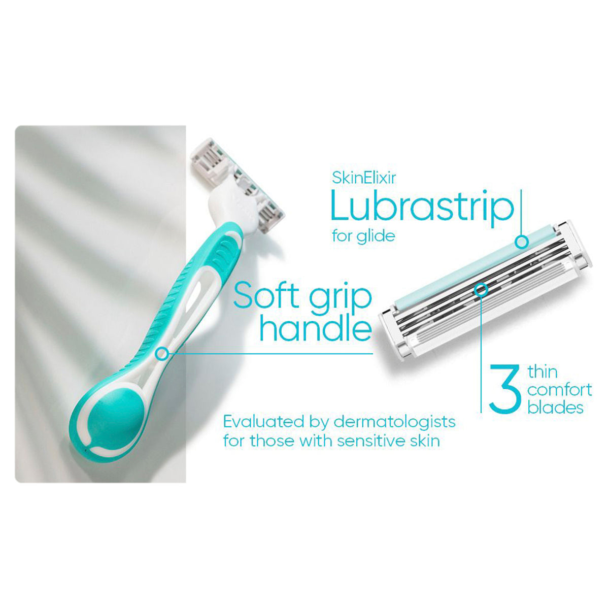 Gillette Venus Simply 3 Sensitive Disposable Razors 4 Pack