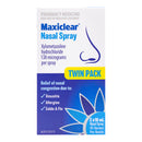 Maxiclear Xylometazoline Nasal Spray 10ml twin pack