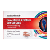 AFT Paracetamol+Caffiene SG Caps 50s