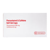 AFT Paracetamol+Caffiene SG Caps 50s