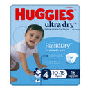 Huggies Ultra Dry Nappies Boys Size 4 (10-15kg) 18 Pack