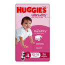 Huggies Ultra Dry Nappies Girl Size 4 (10-15kg) 36 Pack