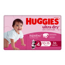 Huggies Ultra Dry Nappies Girl Size 4 (10-15kg) 36 Pack