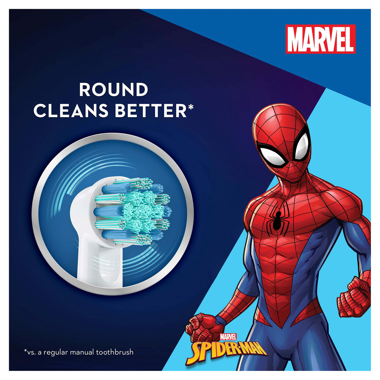 Oral-B Kids Spider-Man 3+ Years Brush Head 2 Count