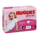 Huggies Ultra Dry Nappies Girls Size 5 (13-18kg) 32 Pack