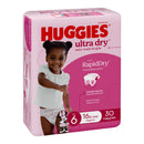 Huggies Ultra Dry Nappies Girls Size 6 (16kg+) 30 Pack
