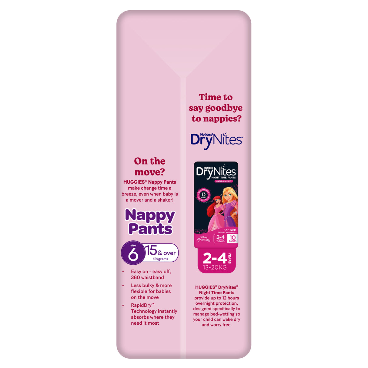 Huggies Ultra Dry Nappies Girls Size 6 (16kg+) 30 Pack
