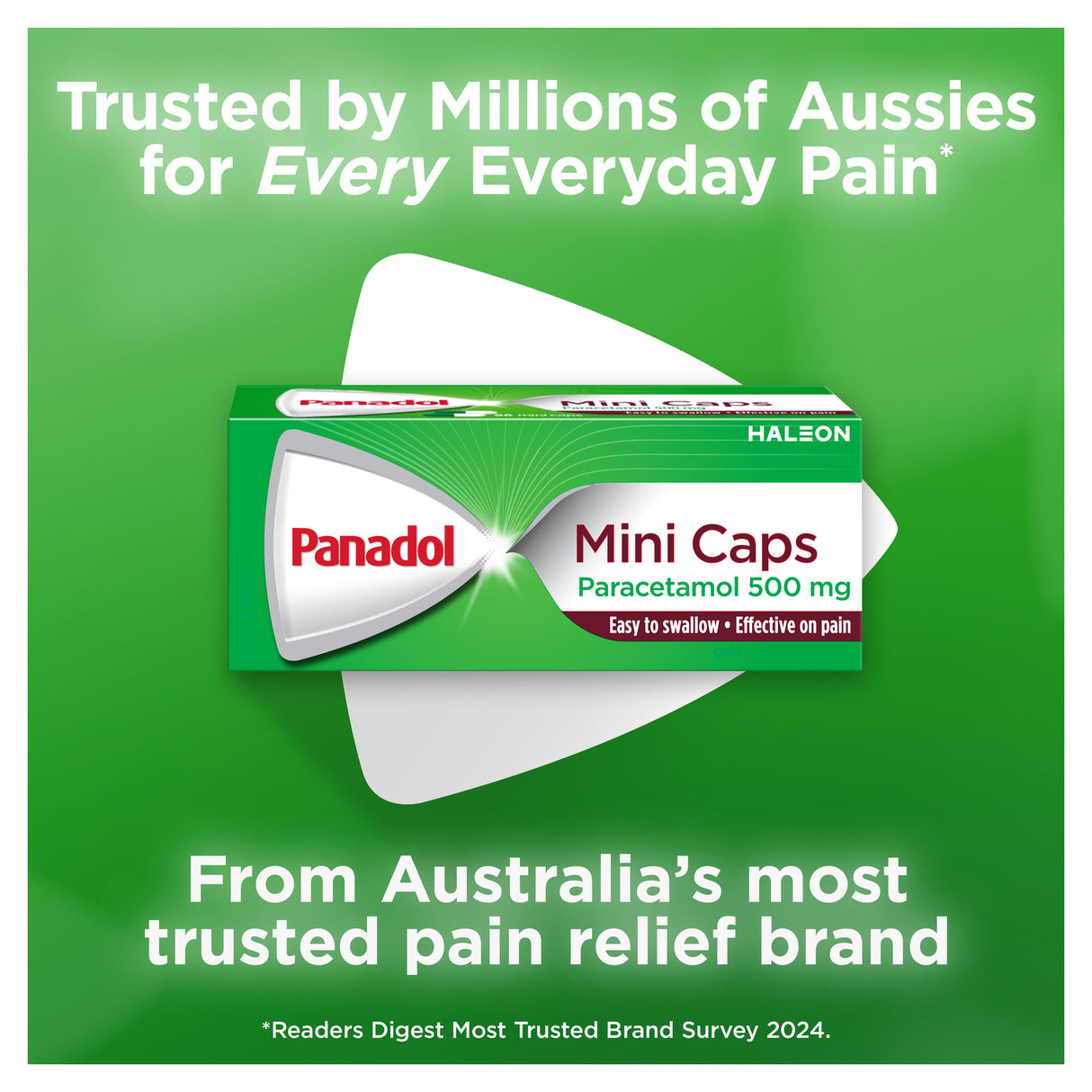 Panadol Mini Caps for Pain Relief Paracetamol 500 mg 48 Capsules _ Limit 2