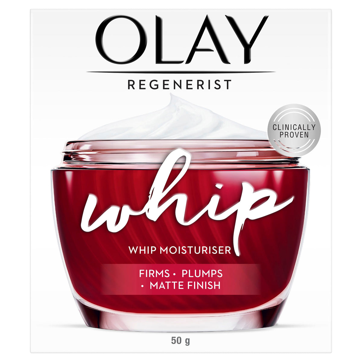OLAY WHIP REGENERIST MOISTURISER CREME 50G