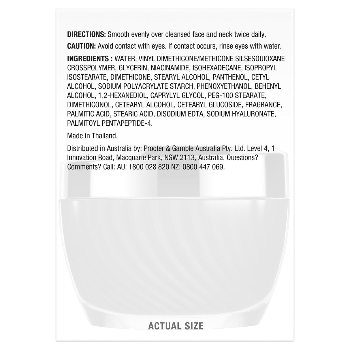 OLAY WHIP REGENERIST MOISTURISER CREME 50G