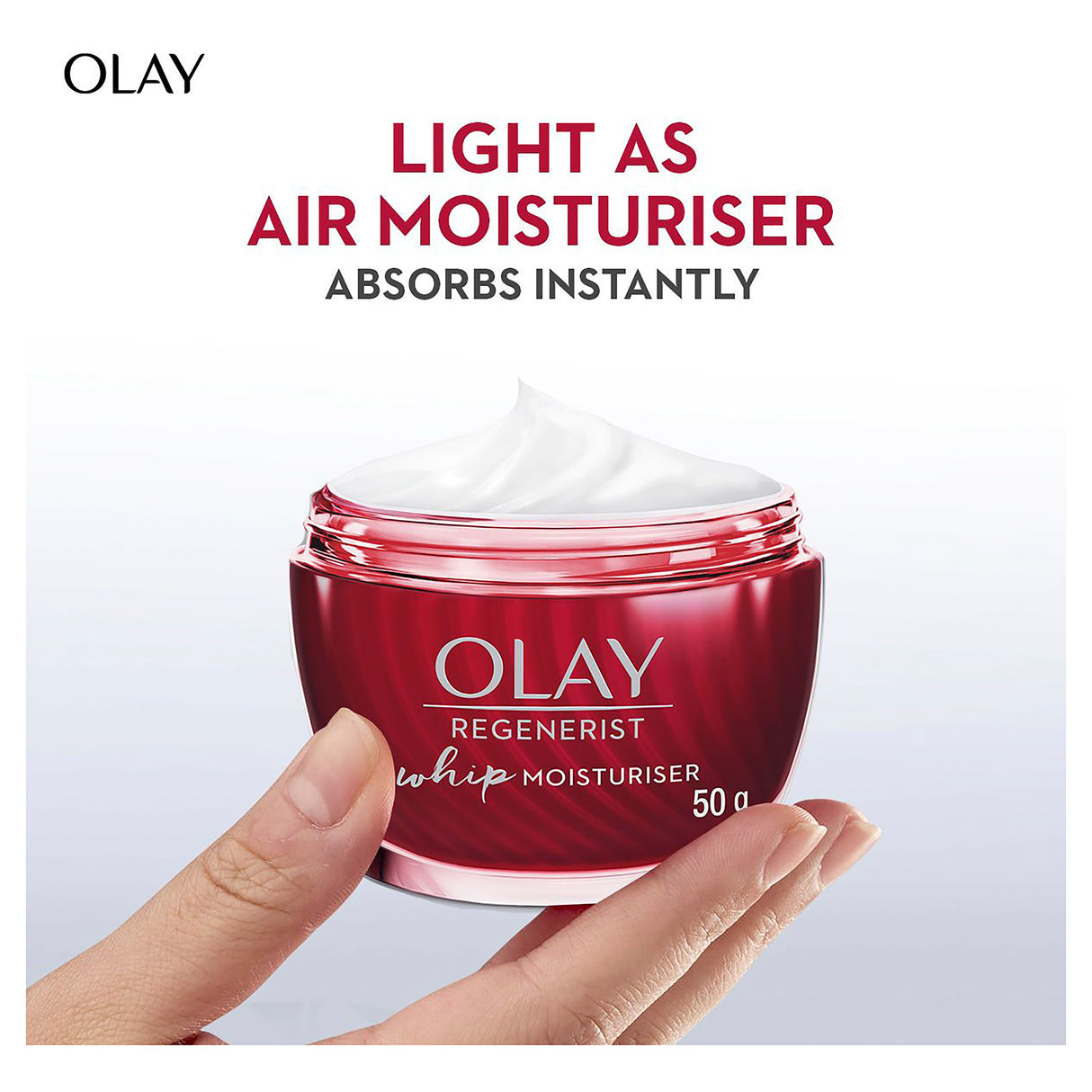 OLAY WHIP REGENERIST MOISTURISER CREME 50G