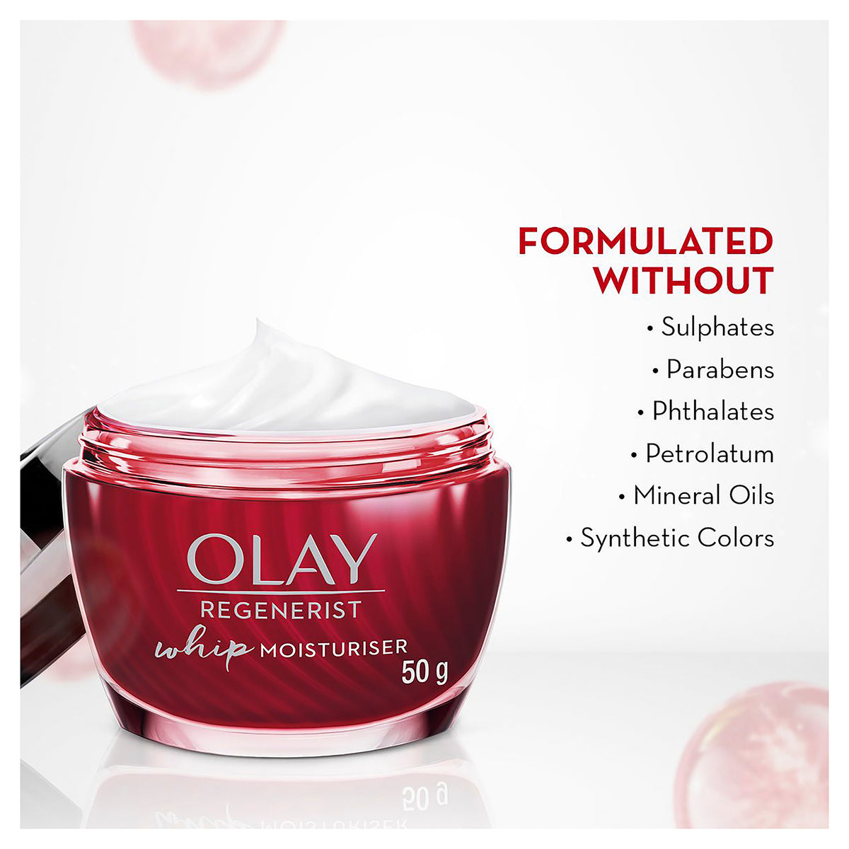 OLAY WHIP REGENERIST MOISTURISER CREME 50G
