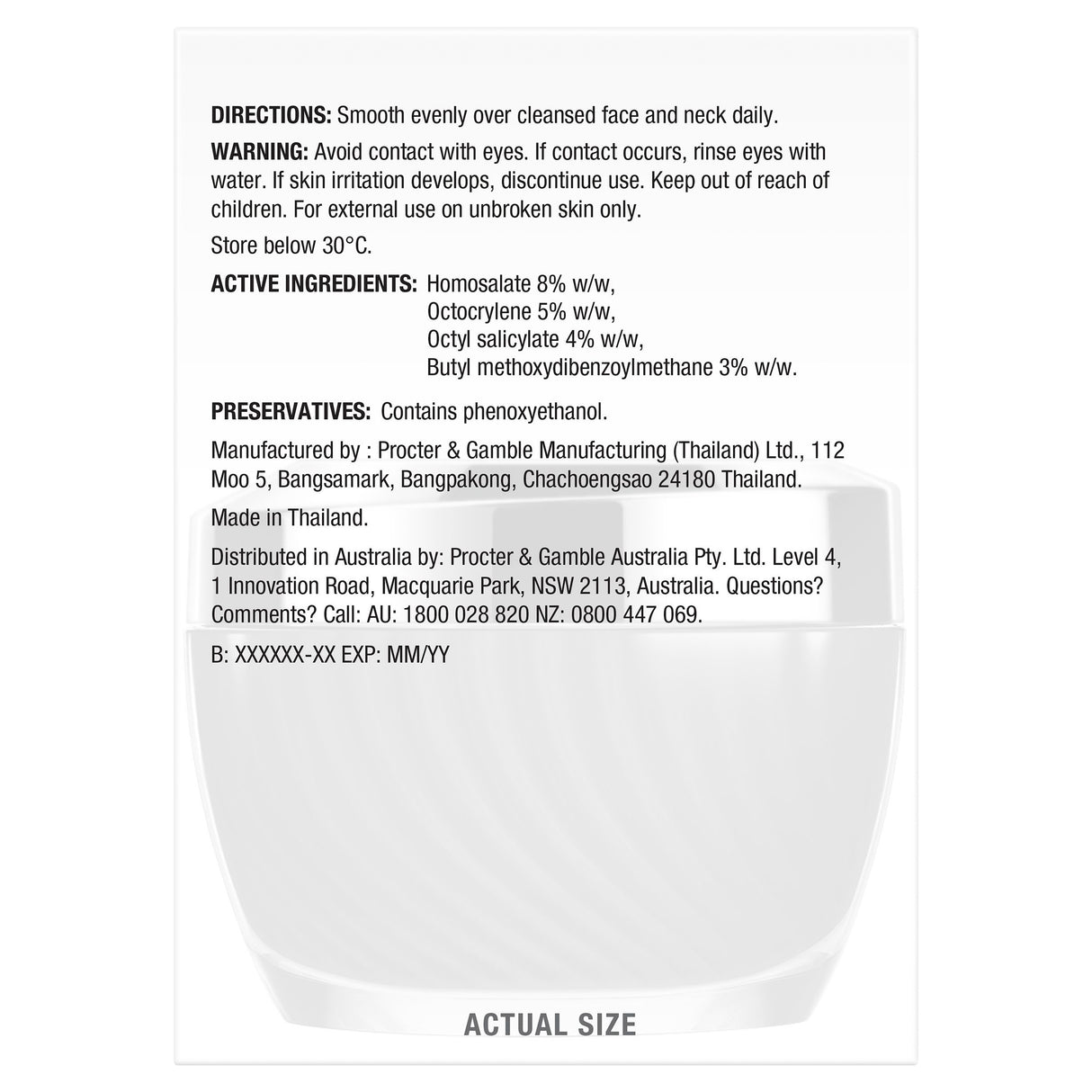 OLAY WHIP REGENERIST FACE CREME SPF 30 50G