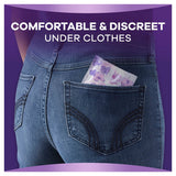 Always Discreet Long 10 Pads For Bladder Leak and Adult Incontinence