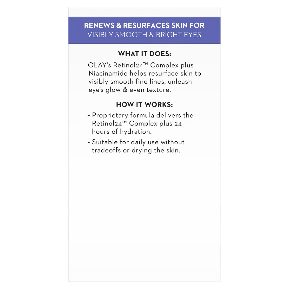 OLAY REGENERIST RETINOL24 NIGHT EYE CREAM 15ML