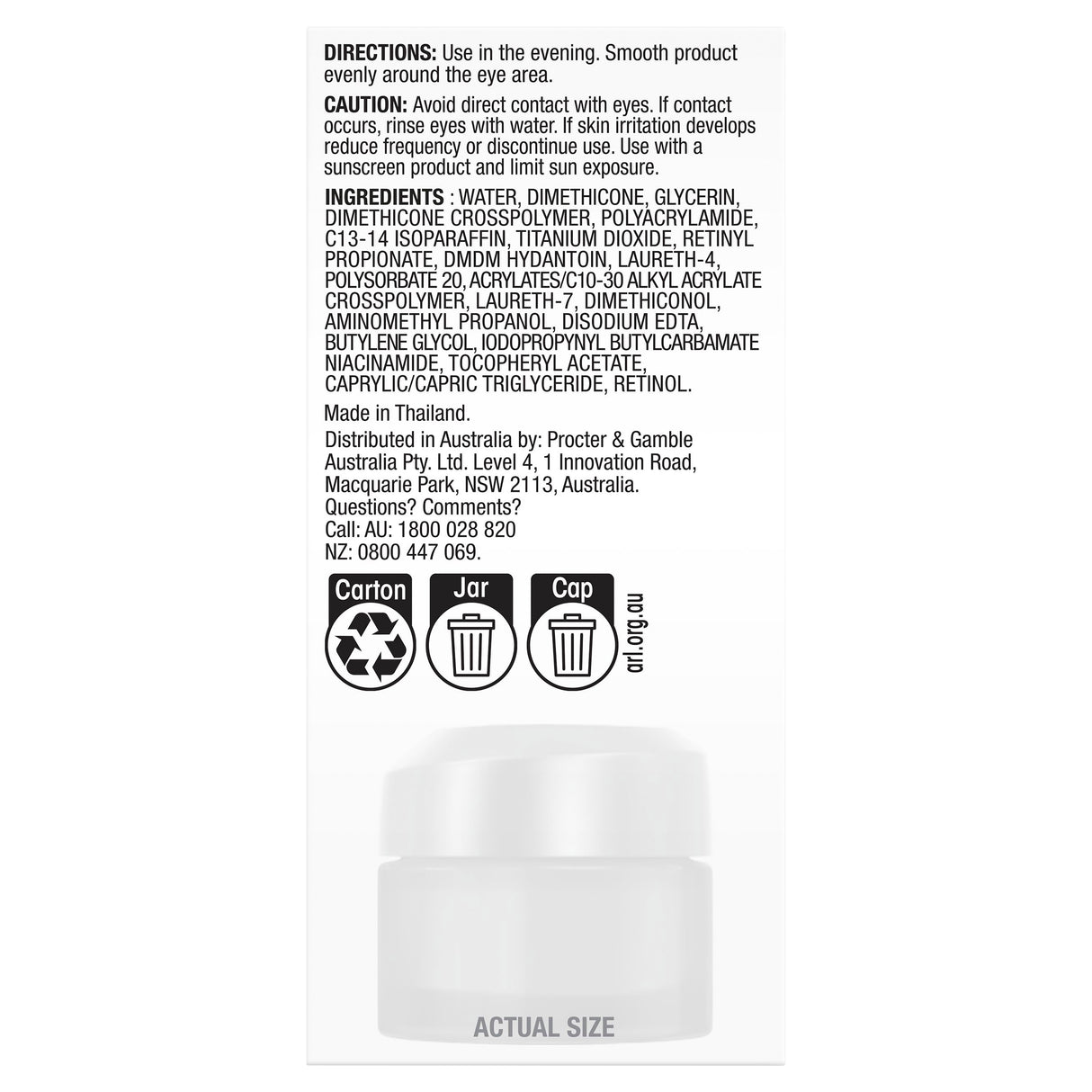 OLAY REGENERIST RETINOL24 NIGHT EYE CREAM 15ML